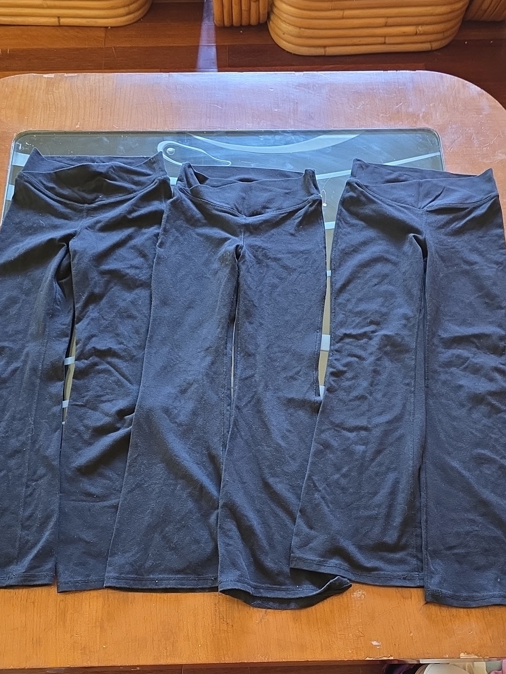Old Navy Black Girls' Yoga Leggings Set of Three